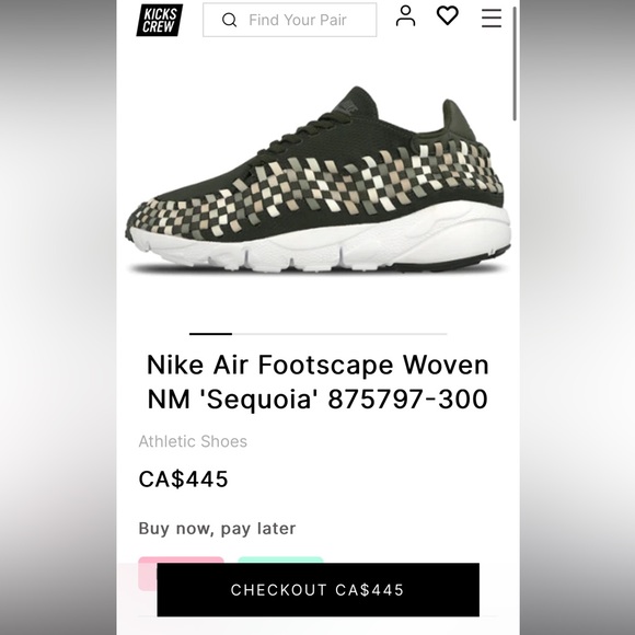 2017 Nike Air Footscape Woven NM “Sequoia” Men’s 8 Women’s 9-9.5 - Picture 16 of 16